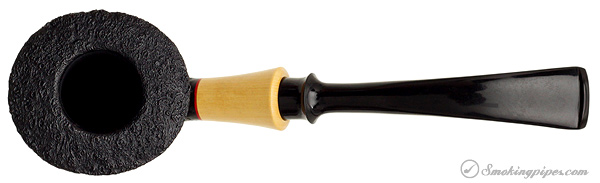 Tsuge Kyoichiro Sandblasted Cherrywood Memorial Pipe with Boxwood