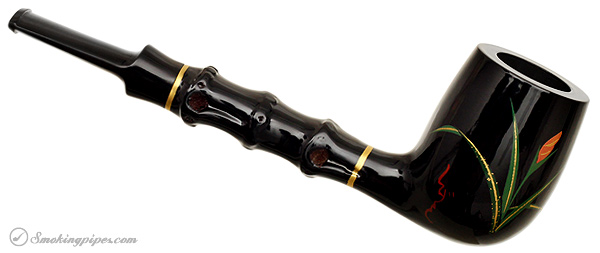 Tsuge Urushi Iris Billiard with Bamboo and Tamper