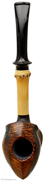 Tokutomi Partially Sandblasted Blowfish with Bamboo