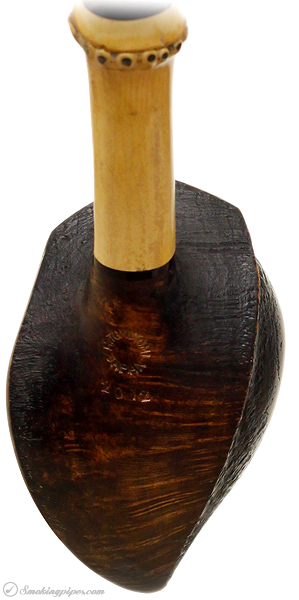 Tokutomi Partially Sandblasted Blowfish with Bamboo