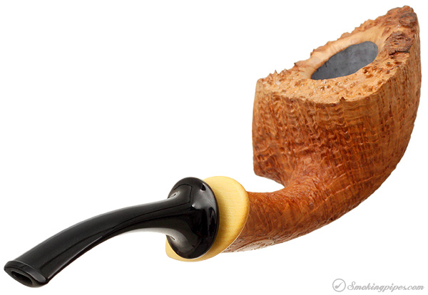 Tokutomi Partially Sandblasted Bent Dublin with Boxwood
