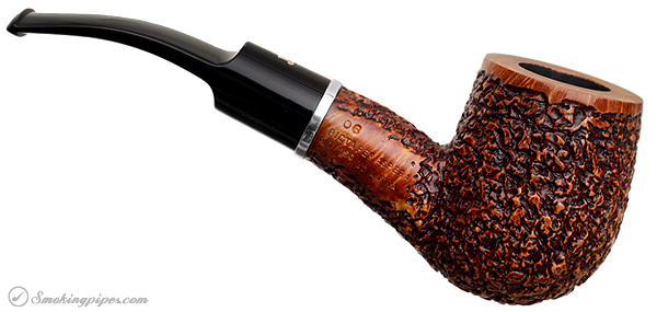 Ser Jacopo Picta Picasso Rusticated Bent Billiard with Silver (R1) (06)