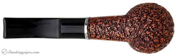 Ser Jacopo Picta Picasso Rusticated Bent Billiard with Silver (R1) (06)