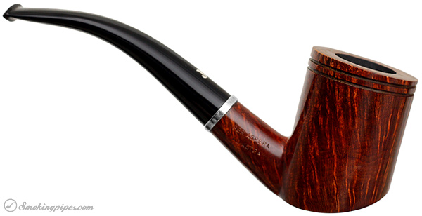 Ser Jacopo Picta Miro Walnut Bent Billiard with Silver (L1) (04)