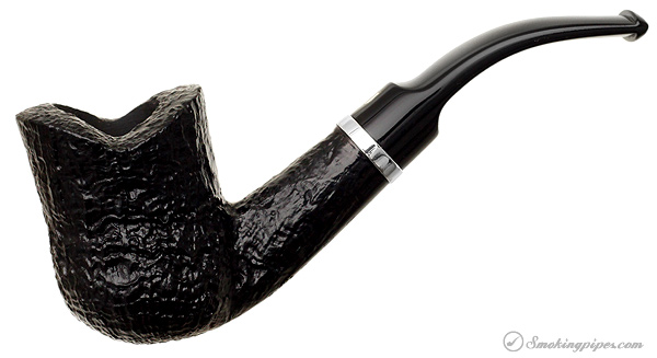 Ser Jacopo Picta Miro Sandblasted Bent Billiard with Silver (09)