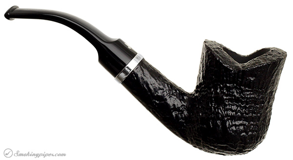 Ser Jacopo Picta Miro Sandblasted Bent Billiard with Silver (09)