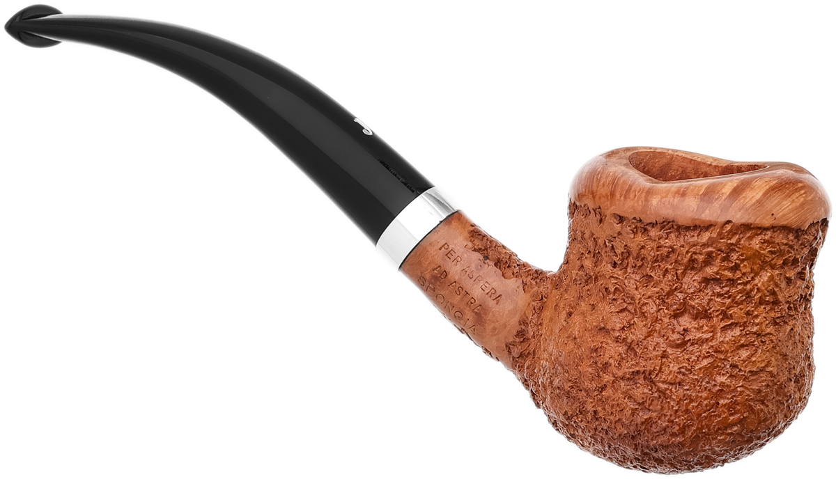 Ser Jacopo Spongia Rusticated Freehand with Silver (R2) (A)