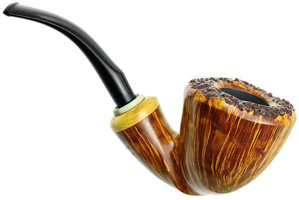 Tonni Nielsen Smooth Bent Dublin with Boxwood and Horn (Viking)