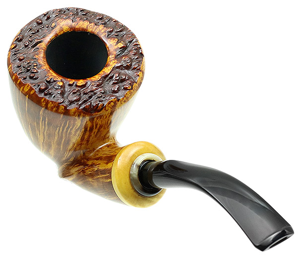 Tonni Nielsen Smooth Bent Dublin with Boxwood and Horn (Viking)