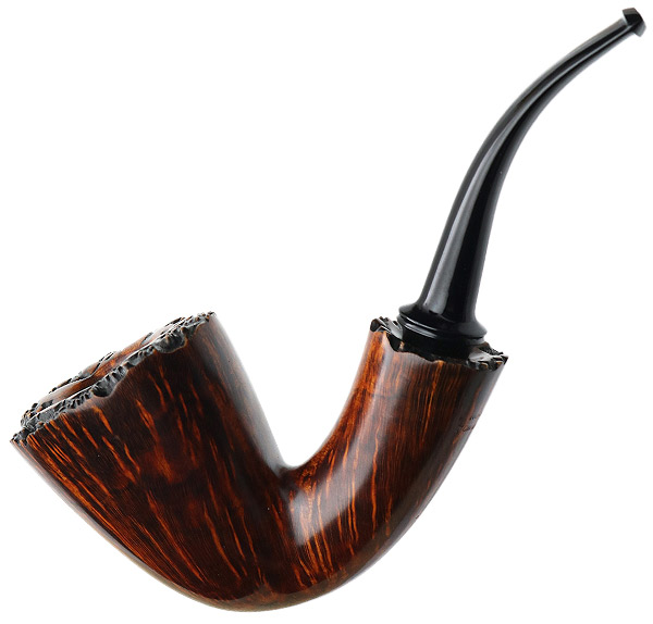 Tonni Nielsen Smooth Freehand Bent Dublin Reverse Calabash (Viking)