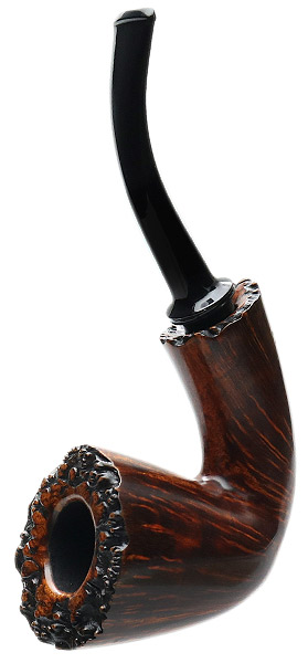 Tonni Nielsen Smooth Freehand Bent Dublin Reverse Calabash (Viking)