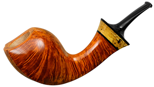 Kent Rasmussen Smooth Bent Egg with Masur Birch (Two Star)