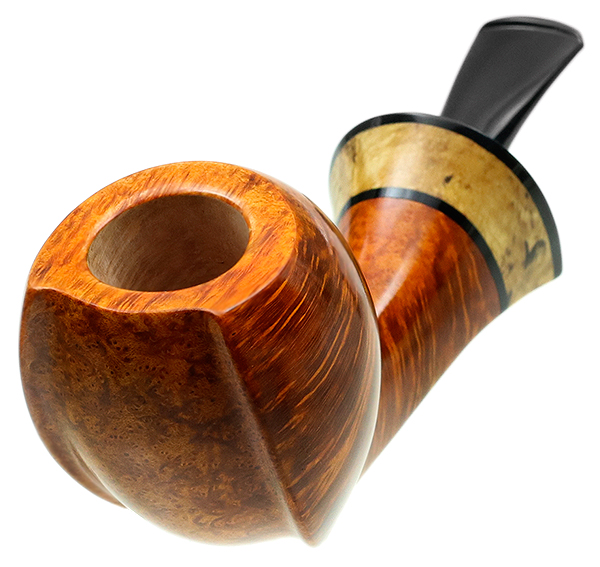 Kent Rasmussen Smooth Bent Egg with Masur Birch (Two Star)