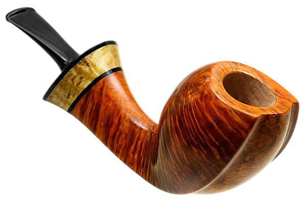 Kent Rasmussen Smooth Bent Egg with Masur Birch (Two Star)
