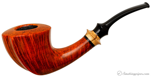 Lasse Skovgaard Smooth Bent Dublin with Olivewood (Lion)