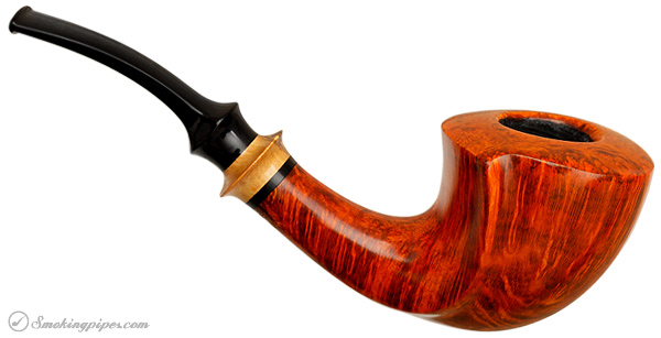 Lasse Skovgaard Smooth Bent Dublin with Olivewood (Lion)