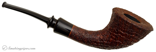 J. Alan Pipes Sandblasted Bent Dublin with Horn