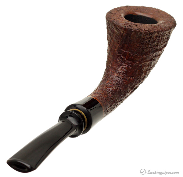 J. Alan Pipes Sandblasted Bent Dublin with Horn