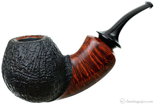 J. Alan Pipes Partially Sandblasted Bent Apple (Collaboration with Grechukhin)