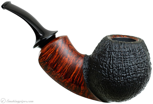 J. Alan Pipes Partially Sandblasted Bent Apple (Collaboration with Grechukhin)