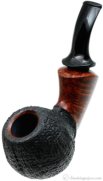 J. Alan Pipes Partially Sandblasted Bent Apple (Collaboration with Grechukhin)