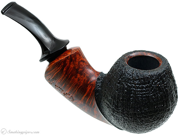 J. Alan Pipes Partially Sandblasted Bent Apple (Collaboration with Grechukhin)