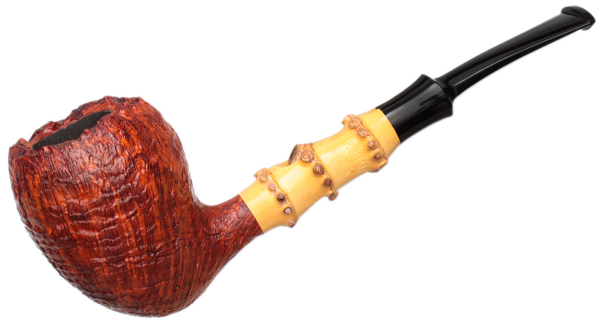 J. Alan Pipes Sandblasted Acorn Two Pipe Set with Ping Zhan (with Tamper and Claudio Albieri Case)