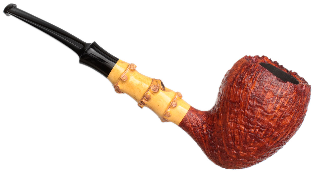 J. Alan Pipes Sandblasted Acorn Two Pipe Set with Ping Zhan (with Tamper and Claudio Albieri Case)