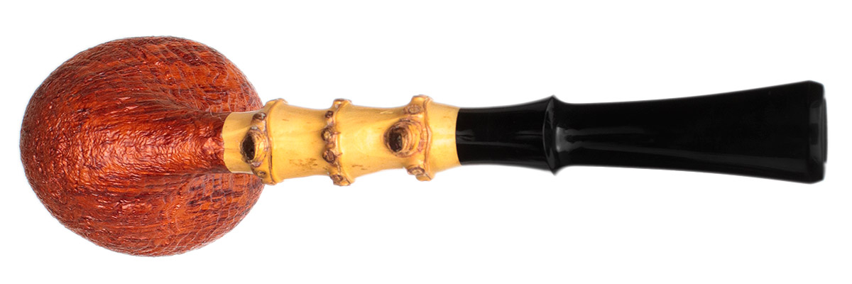 J. Alan Pipes Sandblasted Acorn Two Pipe Set with Ping Zhan (with Tamper and Claudio Albieri Case)