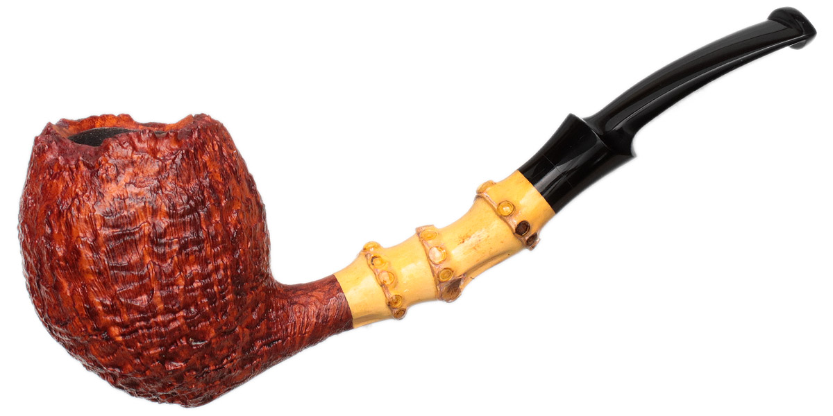 J. Alan Pipes Sandblasted Acorn Two Pipe Set with Ping Zhan (with Tamper and Claudio Albieri Case)