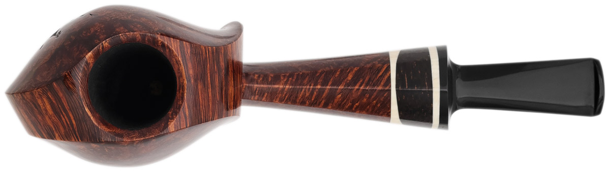 J. Alan Pipes Smooth Fugu Tokutomi Tribute with Ivorite and Black Palm (2283) (HT) (2025)