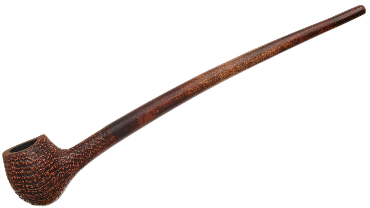 plainland tobacco Auenland Toman Sandblasted Churchwarden (9mm) Tobacco Pipe