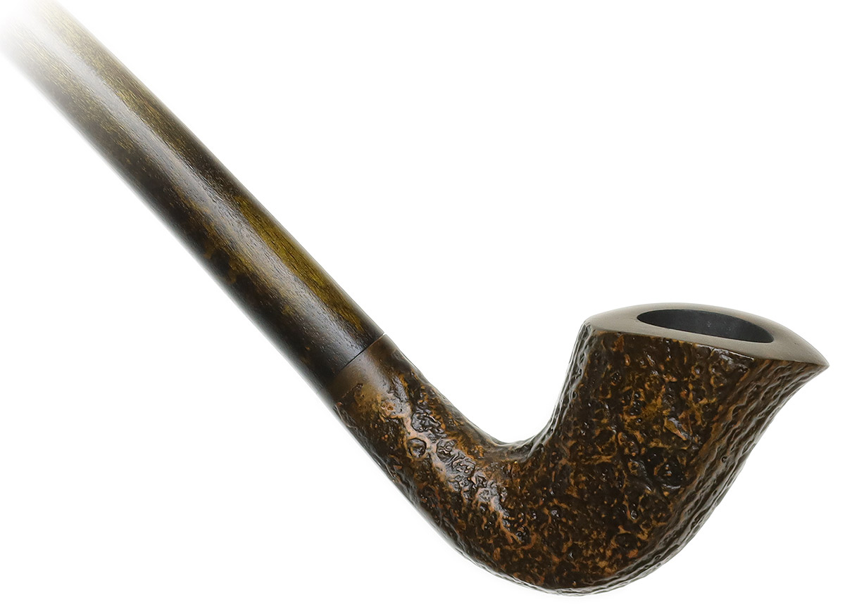 Auenland Sungard Sandblasted Churchwarden (9mm) Tobacco Pipe