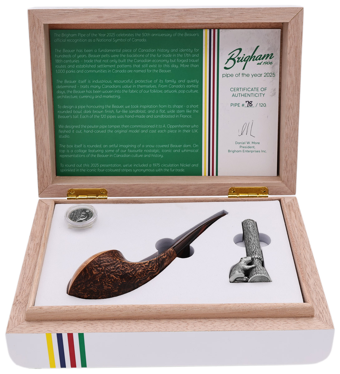 best pipe tobacco 2025 Pipe of the Year 2025 with Natural Top Tobacco Pipe