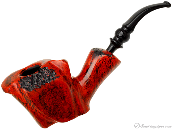 Nording Red Grain Smooth Freehand Sitter with Plateau (Giant)