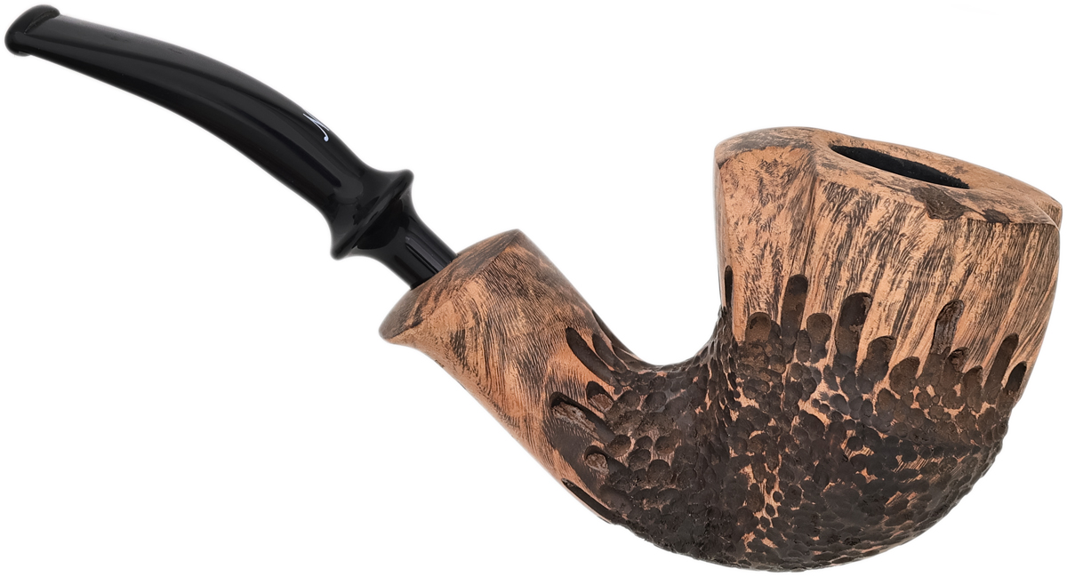 Signature Black Freehand Tobacco Pipe