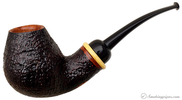 Gabriele Sandblasted Bent Brandy with Boxwood (Turtle)