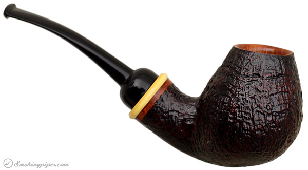 Gabriele Sandblasted Bent Brandy with Boxwood (Turtle)
