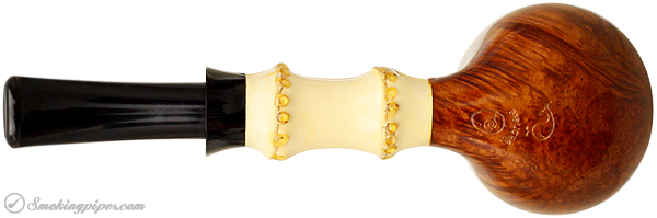 Gabriele Smooth Bent Brandy with Bamboo (Whale)