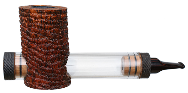 Werner Mummert Sandblasted Reverse Calabash Cavalier Poker