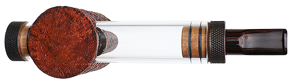 Werner Mummert Sandblasted Reverse Calabash Cavalier Poker