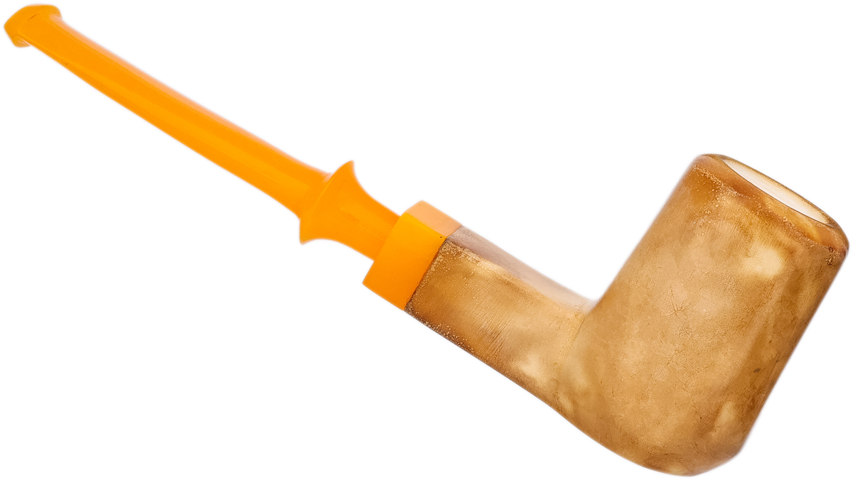 AKB Meerschaum Smooth Paneled Billiard (with Case)