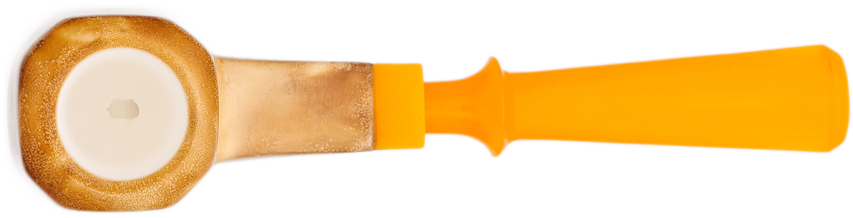 AKB Meerschaum Smooth Paneled Billiard (with Case)