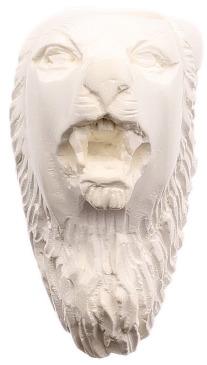 AKB Meerschaum Carved Wolf (with Case)