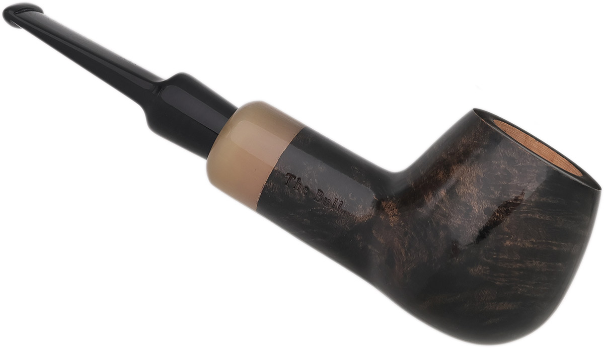 grey tobacco The Bull Smooth Grey (212) (9mm) Tobacco Pipe