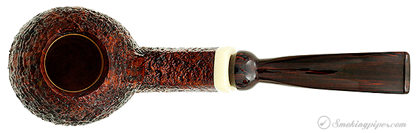 Scott Thile Sandblasted Bent Egg with Celluloid (FH) (315)