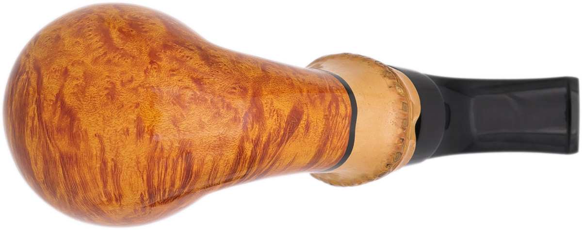 Tsuge Ikebana Smooth Peterson Tribute Bent Billiard with Bamboo (Kikuchi) (K) (043) (2025) (9mm)