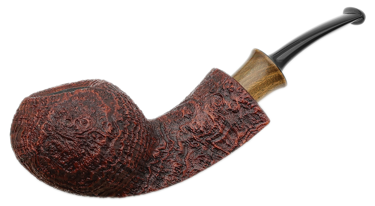 Bill Shalosky Sandblasted Tomato with Lignum Vitae (774)