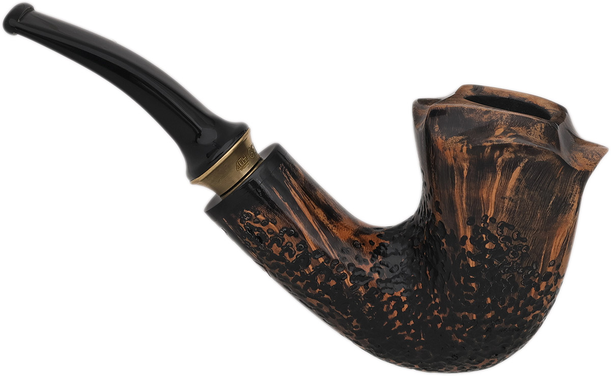 Erik Stokkebye 4th Generation Frihand Black Grain Partially Sandblasted (C)