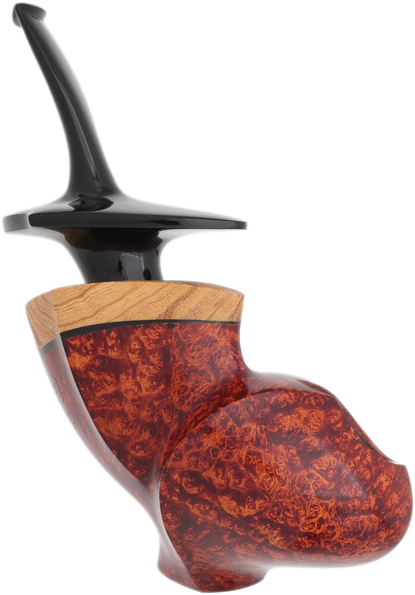 Dirk Heinemann Smooth Tarok Briar and Hiroyuki Tokutomi Tribute Dora with Olivewood
